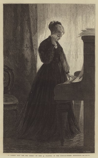 Non posso cantare le vecchie canzoni, nella mostra di Suffolk-Street da Adelaide Claxton